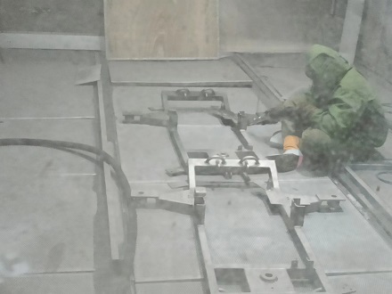 軌道交通涂裝生產線客戶案例現場1