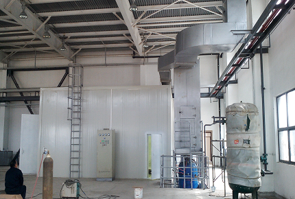 機械式回收噴砂房