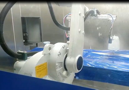 瓶體機器人水簾噴漆房