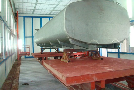 專用車罐水旋噴噴漆房