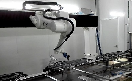 汽車零配件機器人噴漆