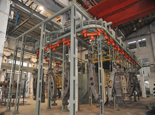 懸鏈通過式拋丸機